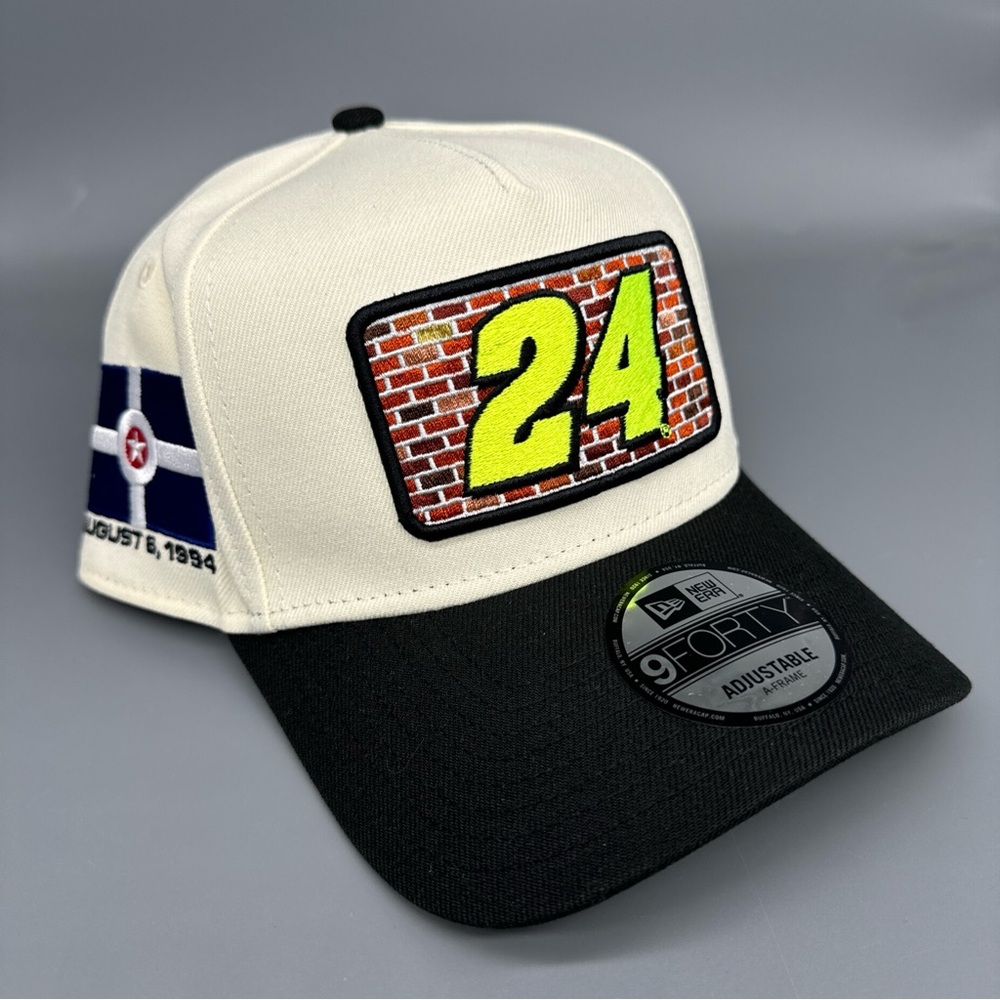 New Era 9FORTY Jeff Gordon #24 A-Frame Brickyard 400 Champ SnapBack NASCAR Hat